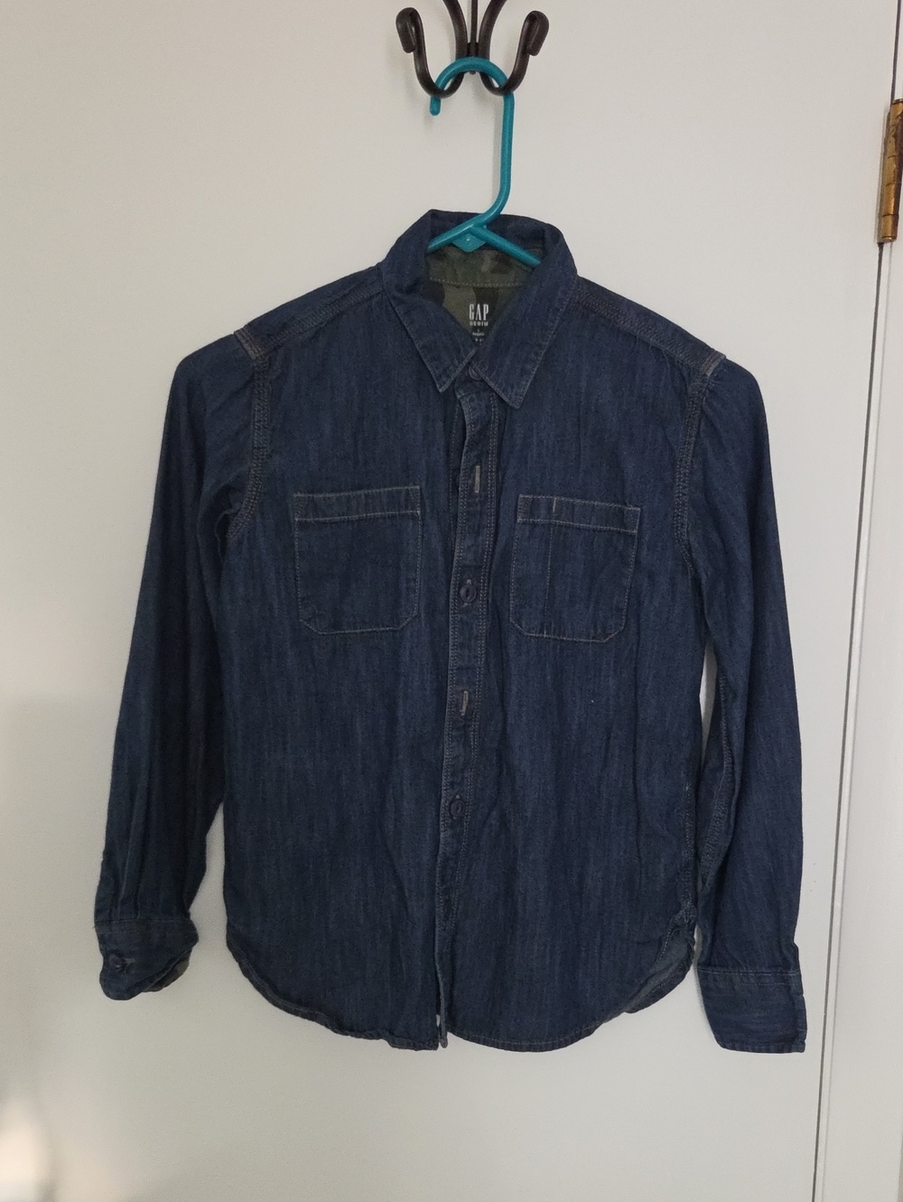 GAP Little Boys Denim Casual Button-Down Shirt